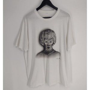 Cindy Sherman X Narciso Rodriguez Planned Parenthood White Black T-Shirt Mens XL